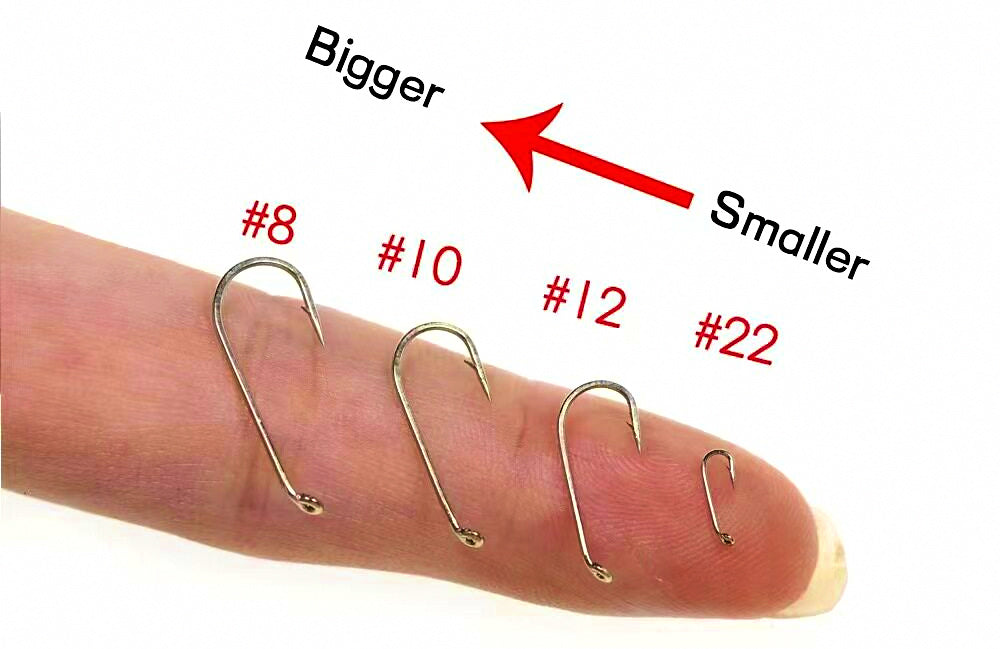Barbed Dry Fly Hooks for Fly Tying, Sizes #8–#22 – product photo