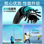 Telescopic Carbon Casting Rod & Reel Set, 2.1–3.6 m