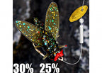 Tied Fly Hook Set, Micro Fly Lures + Casting Aids – product photo