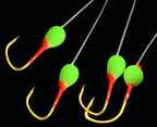 Seven-Star String Hook Rig, Thick Line, Barbed Gold Hooks – product photo
