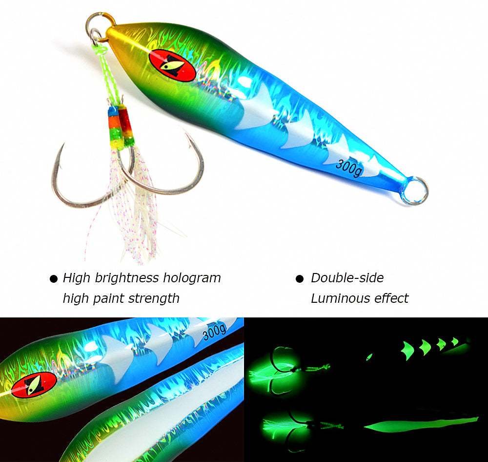 Glow Metal Jig, 100–300 g (3.5–10.6 oz) – product photo