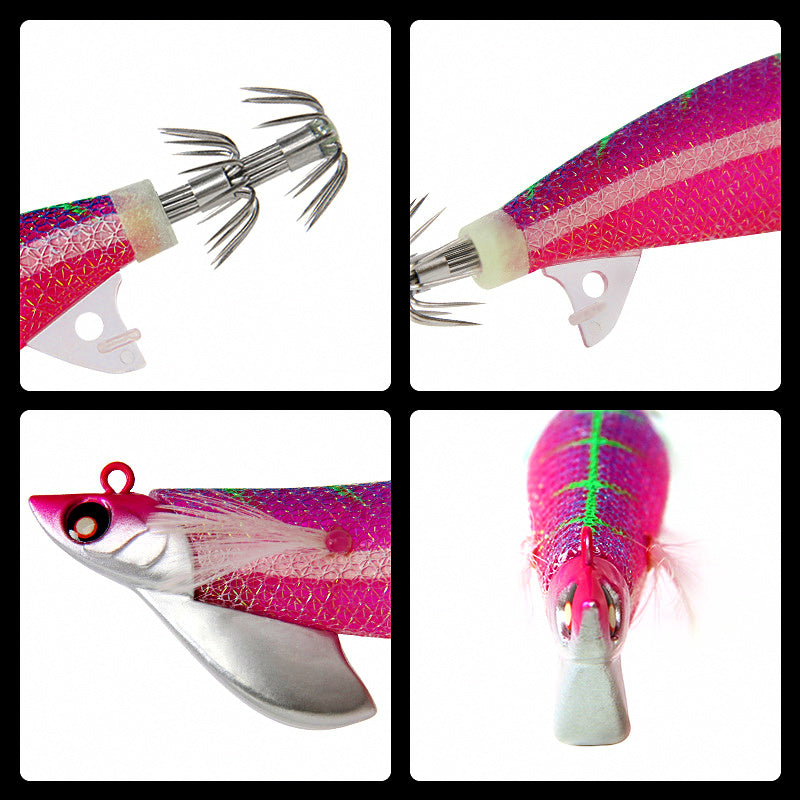 Glow Squid Jig, Wood Shrimp, 30–40 g (1.1–1.4 oz) – product photo