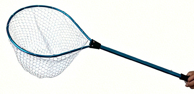 Folding Landing Net, Aluminum Handle, Silicone Mesh – product photo