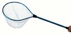 Folding Landing Net, Aluminum Handle, Silicone Mesh – product photo