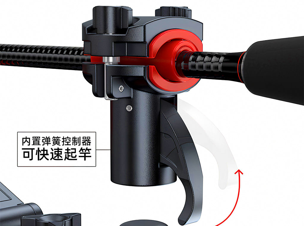 Boat Rod Holder, Stainless Steel Clamp Mount, Multiple Styles – product photo