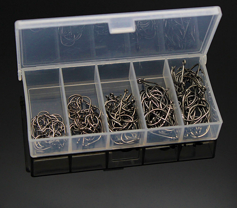 Iseni Tubed Hook Assortment, 151 pc, Sizes 4–12 – product photo