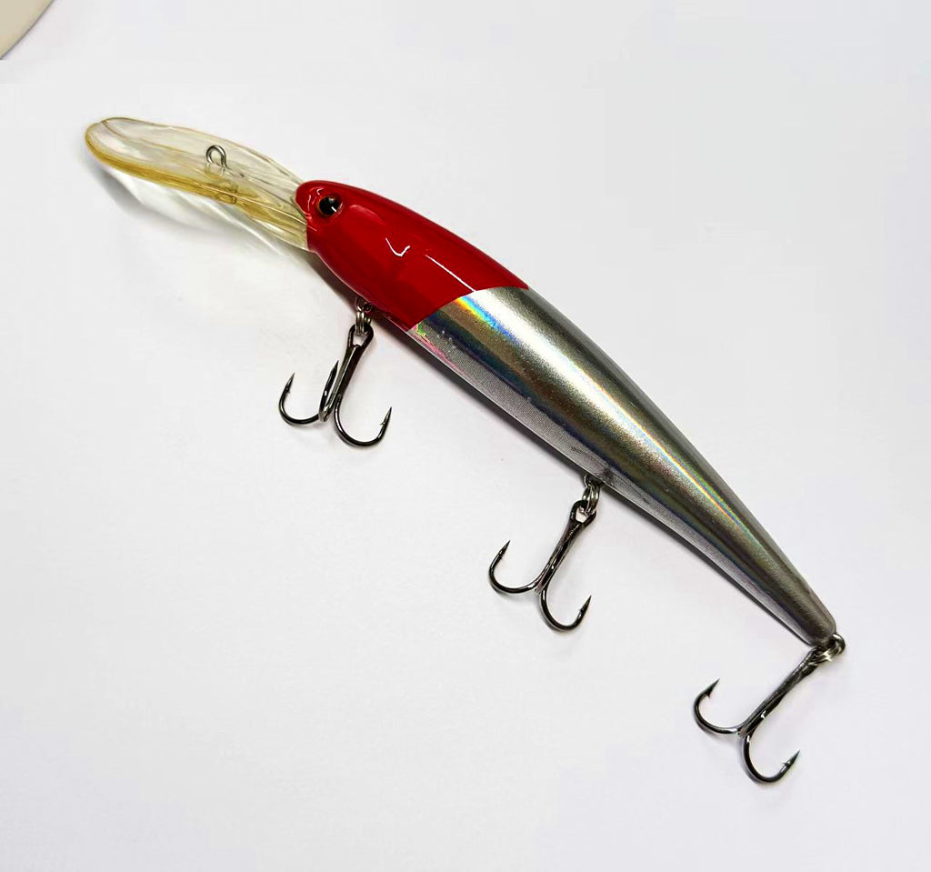 Floating Minnow Hard Bait, 11.6 & 15.5 cm (4.6 & 6.1 in) – product photo
