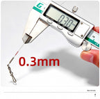 Nickel-Titanium Wire Quick-Release Leader Set, 35 cm (13.8 in) – product photo