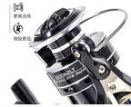 Metal Spinning Reel, High Speed Ratio, Saltwater, TS Black 1000-7000 – product photo
