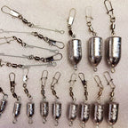 Bullet Sinker with Double Ring, 5–300 g (0.18–10.6 oz)
