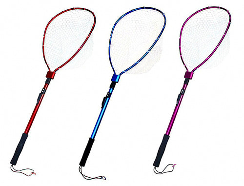 Folding Landing Net, Silicone or Mono Mesh, Aluminum Frame – product photo