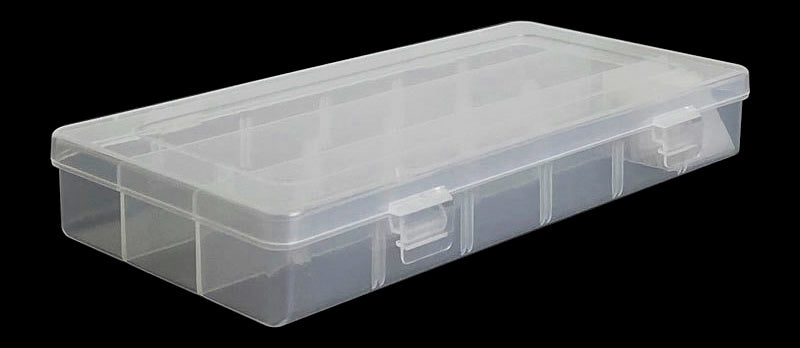 15-Compartment Tackle Box Tray with Removable Dividers – product photo