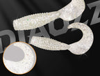 Ribbed Curly Tail Soft Bait, 15 Pack, 2.5–6 cm (1–2.4 in) – product photo