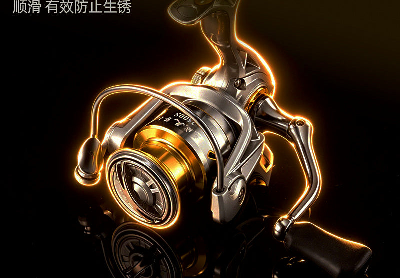 Carbon Spinning Reel, 11 Bearings, 5.2:1, Sizes 1000–4000 – product photo