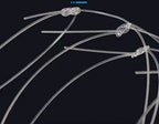 Glow Squid Jig Rig, 6-Hook Cascade, Sizes 1/0 & 4/0 – product photo