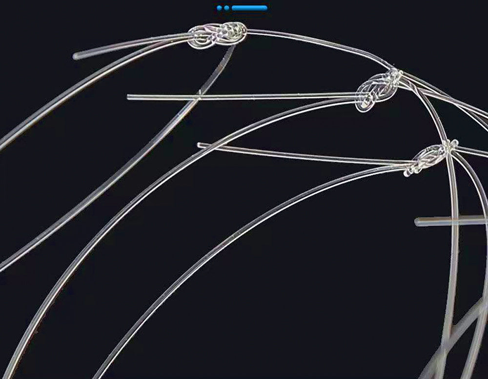 Glow Squid Jig Rig, 6-Hook Cascade, Sizes 1/0 & 4/0 – product photo