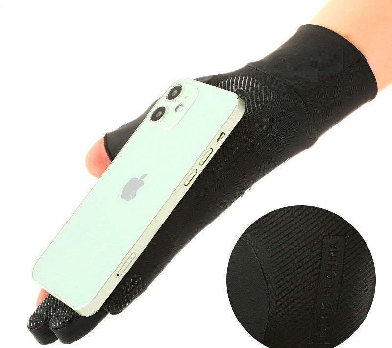 Men's Ice Silk Breathable Fishing & Cycling Gloves – product photo