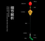 Self-Adjusting Stand-Up Fishing Float, Wood or Plastic – product photo