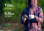 Men's UPF 50+ Hooded Fishing Sun Shirt, Camo Print – product photo