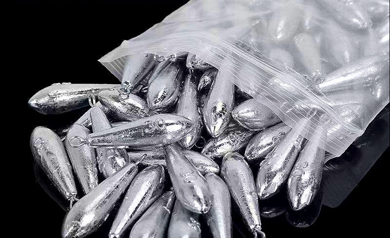 Willow Leaf Teardrop Sinker with Eye, 0.35–5.3 oz (10–150 g) – product photo