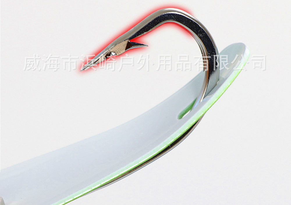 Offshore Metal Jig with Single Hook, Sizes 30#–45# – product photo