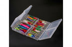 Clear Squid Jig & Wooden Shrimp Lure Storage Box, S/M – product photo