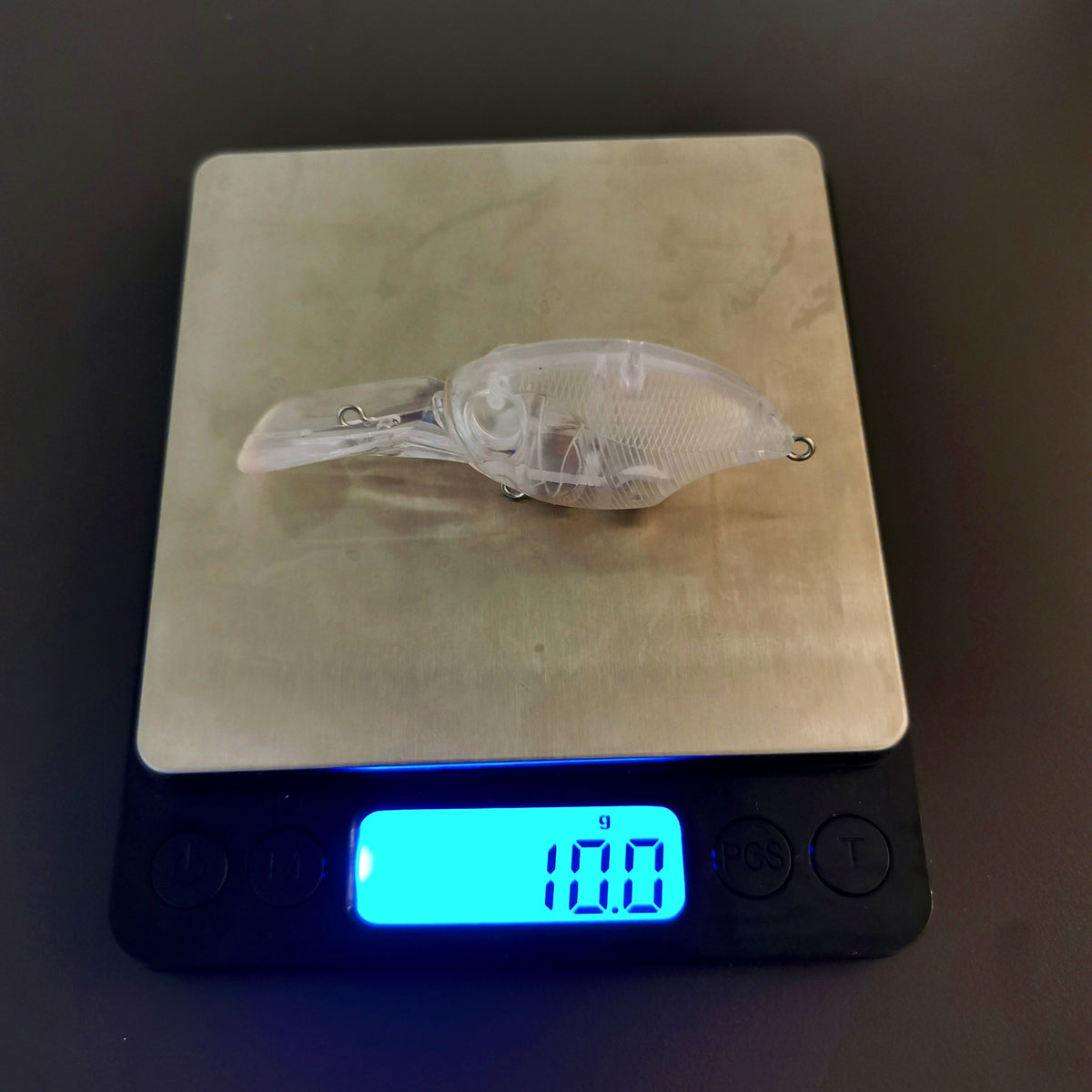 Unpainted DIY Crankbait Blank, Floating, Rattle, 7 g / 10 g – product photo