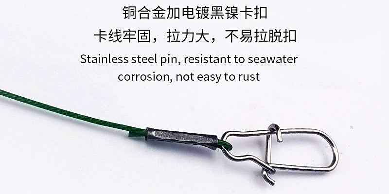 Coated Steel Wire Leader, 30 cm (12 in) Bite-Proof – product photo