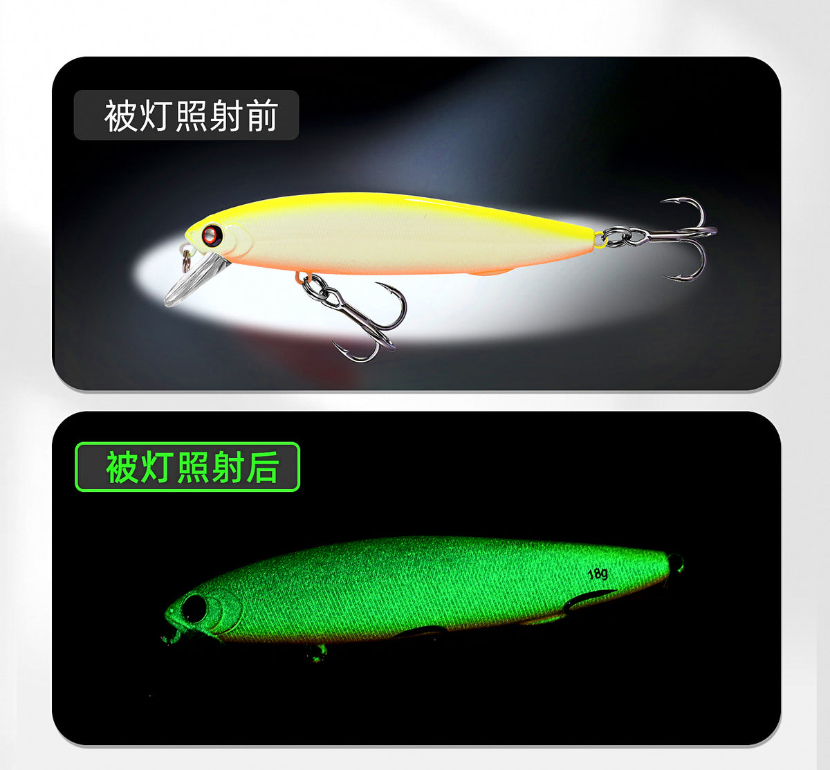 Sinking Minnow Lure, 5–18 g (0.18–0.63 oz) – product photo