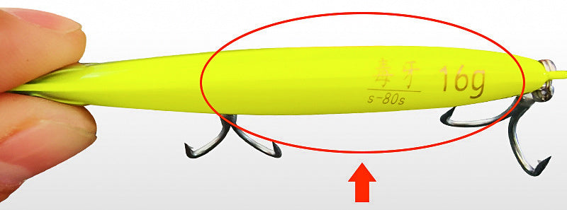 Sinking Pencil Lure, 10–30 g (0.35–1.06 oz), Treble Hooks – product photo