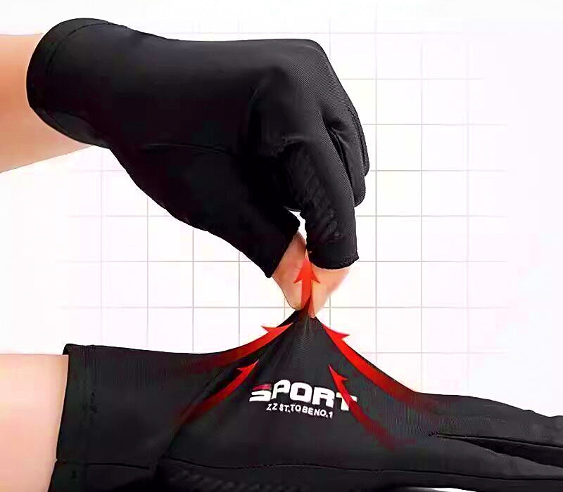 Sun Protection Fishing Gloves, Touchscreen, Fingerless – product photo