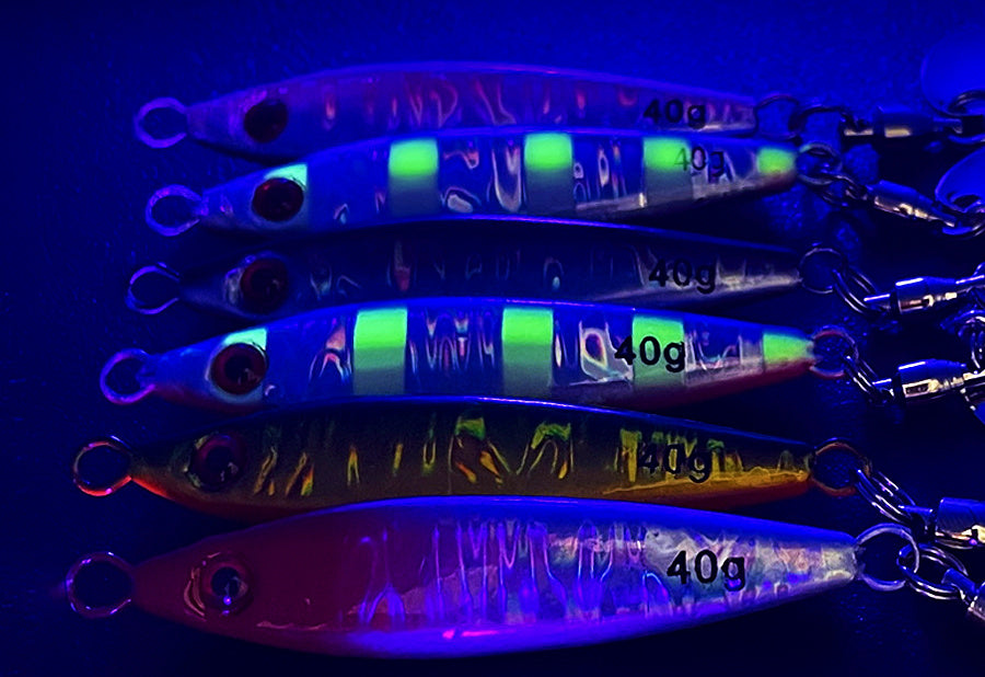 Metal Jig with Spinner Blade, Single Hook, 15–40 g (0.5–1.4 oz) – product photo