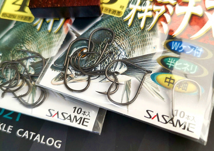 Barbed Live Bait Hooks, Sizes #1–#5, 10 per Pack – product photo