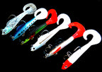 Curly Tail Soft Lure with Lead Jig Head, 9 cm (3.5 in), 9.5 g – product photo