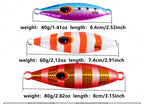 Glow Stripe Metal Jig, 40–80 g (1.4–2.8 oz) – product photo