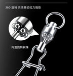304 Stainless Curved Wire Boom Rig & Shrimp Bait Cage – product photo