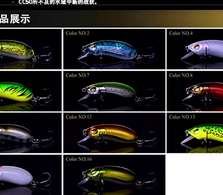 Slow-Sinking Fat Body Hard Bait, 4.3–9.5 g (0.15–0.34 oz) – product photo