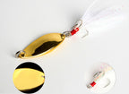 Smooth Casting Spoon with Feather Treble Hook, 5–20 g (0.18–0.71 oz) – product photo