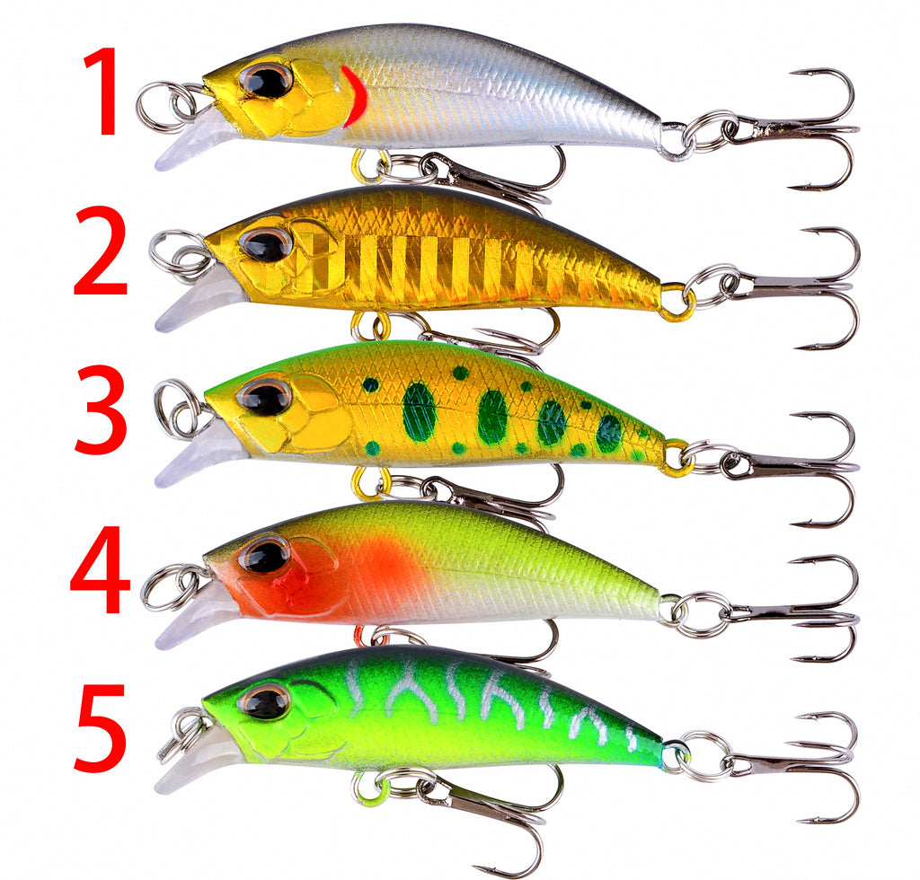 Sinking Mini Minnow Lure, 5 cm & 6.5 cm (4 g / 8 g) – product photo