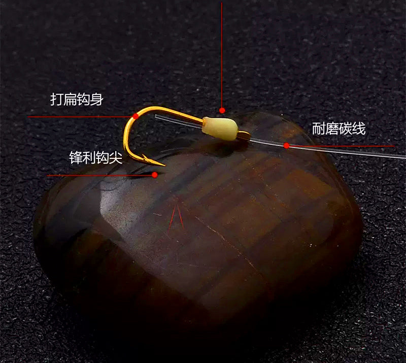 Pre-Rigged Bottom Fishing Hook Rig, Sizes 3-6 – product photo