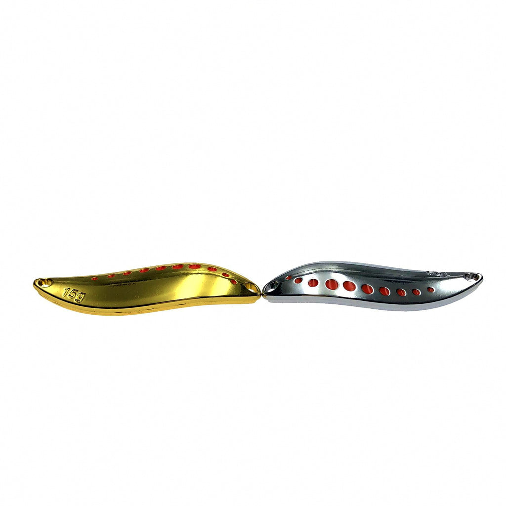 Casting Spoon Metal Lure, Blank Finish, 2.5–30 g (0.09–1.06 oz)