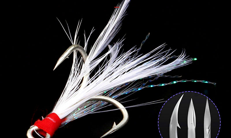 Casting Spoon with Feathered Hook, 3–20 g (0.1–0.7 oz) – product photo