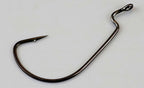 Wide Gap Offset Worm Hooks, Barbed, 50-Pack, Sizes 6 to 5/0 – product photo