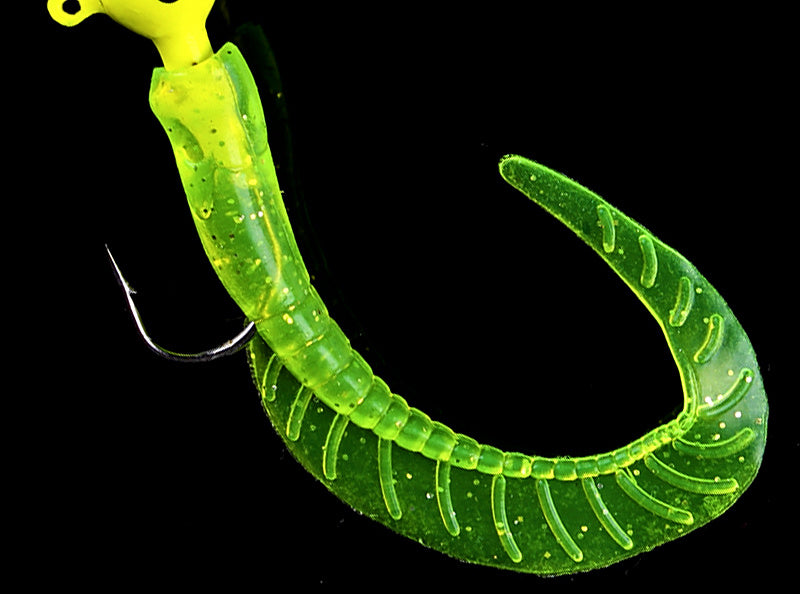 Curly Tail Soft Plastic Grub with Skirt, 1.8–3.8 g (0.06–0.13 oz) – product photo