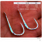 Flash Dropper Rig Hooks, Barbed, Size 13–14 (15 or 50 pcs) – product photo