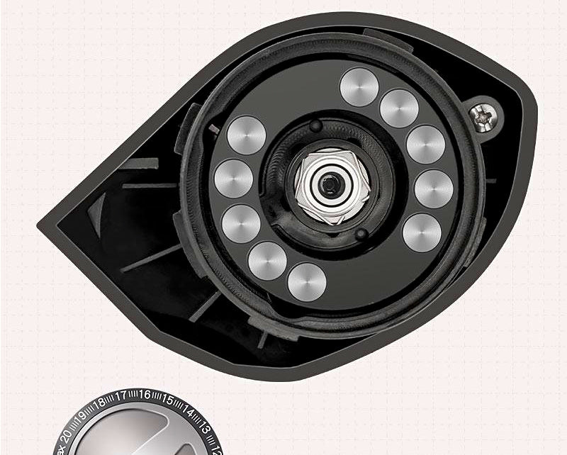Round Baitcasting Reel, 7.2:1, 5 Bearings, Magnetic Brake – product photo