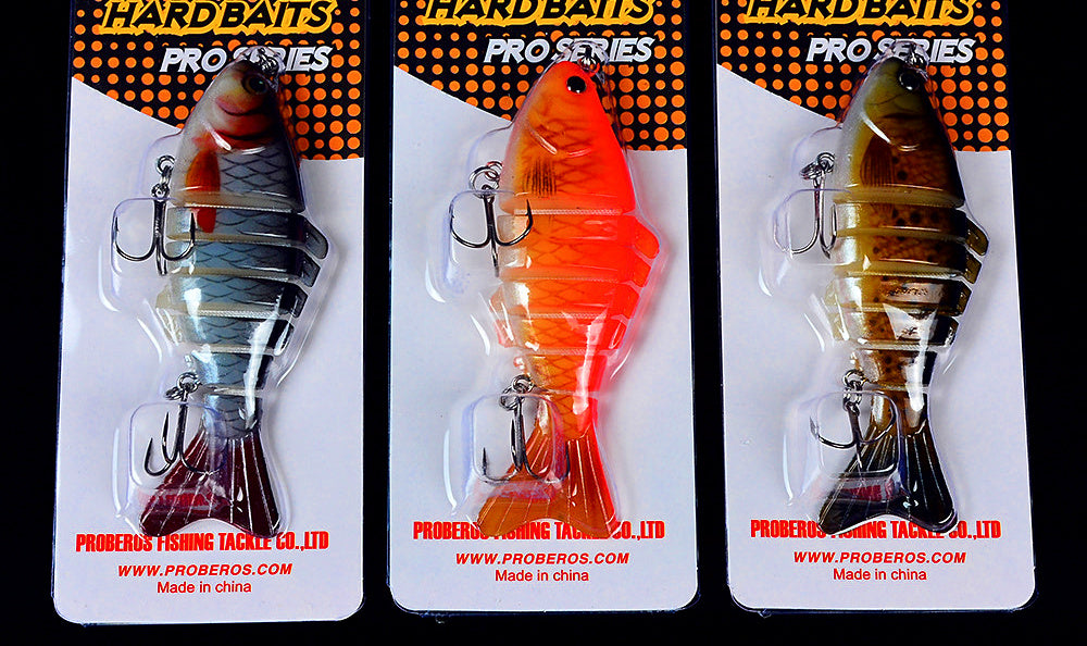 7-Segment Jointed Swimbait Hard Lure, 10 cm (4 in) – product photo