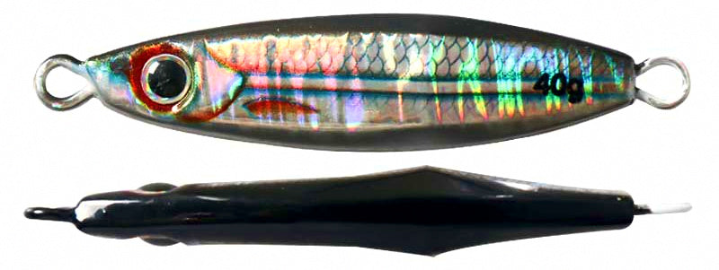 UV Glow Metal Jig, Fish Shape, 20–80 g (0.7–2.8 oz) – product photo