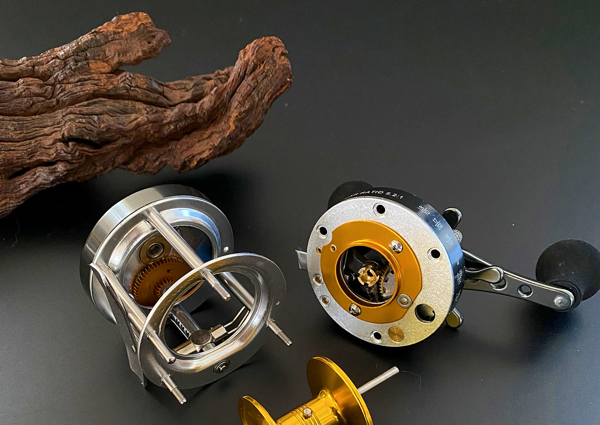 Metal Conventional Boat Reel, KX25–KX90, Left or Right Hand – product photo