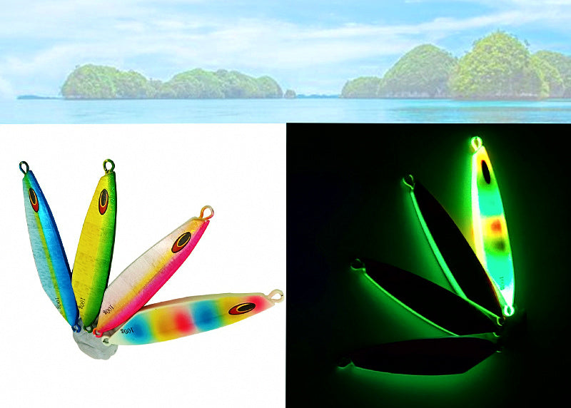 Asymmetric Glow Slow Pitch Jig, 100 g (3.5 oz) – product photo